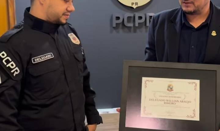Delegado William Araújo recebe título de Cidadão Honorário de Sarandi