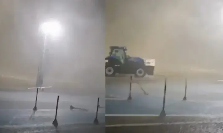 Forte temporal atinge Maringá e ventos quase chegam a 60 km/h