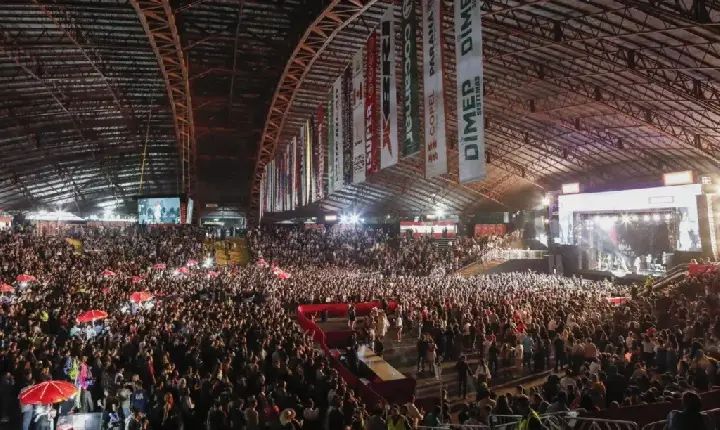 Prefeitura inicia troca de alimentos por ingressos para shows de João Neto e Frederico na Expoingá; veja detalhes