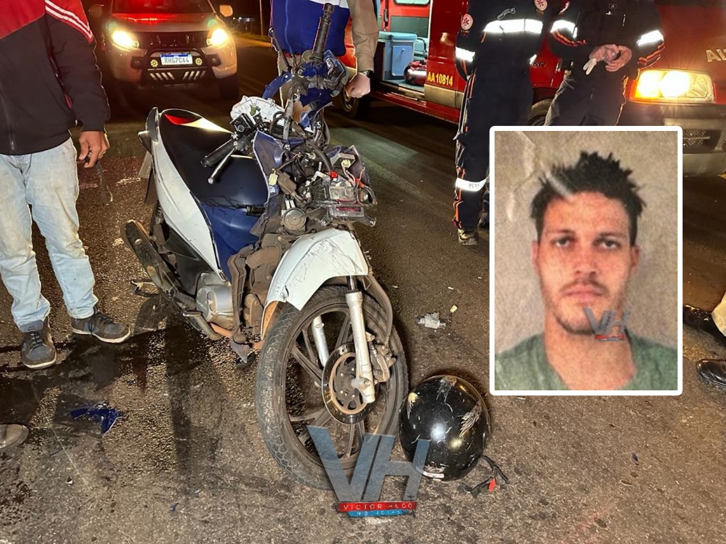 Entregador de pizza morre após acidente grave no Contorno Sul de Maringá