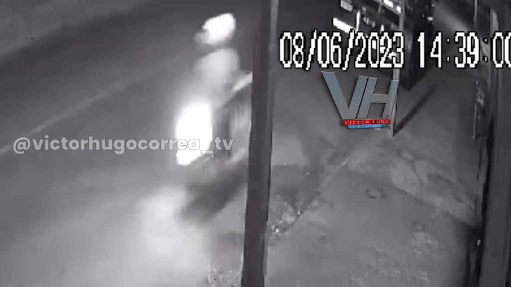 Câmera registra batida que tirou a vida de motociclista em Sarandi