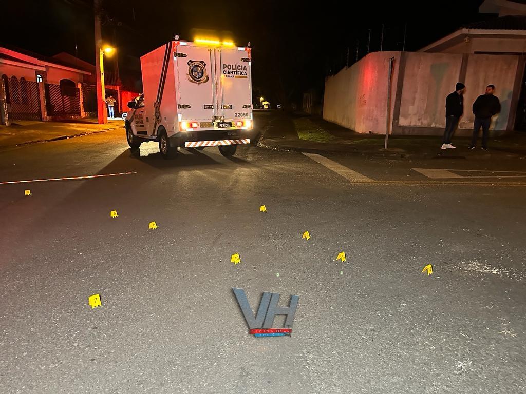 Homem é morto com 15 tiros na madrugada deste sábado em Maringá