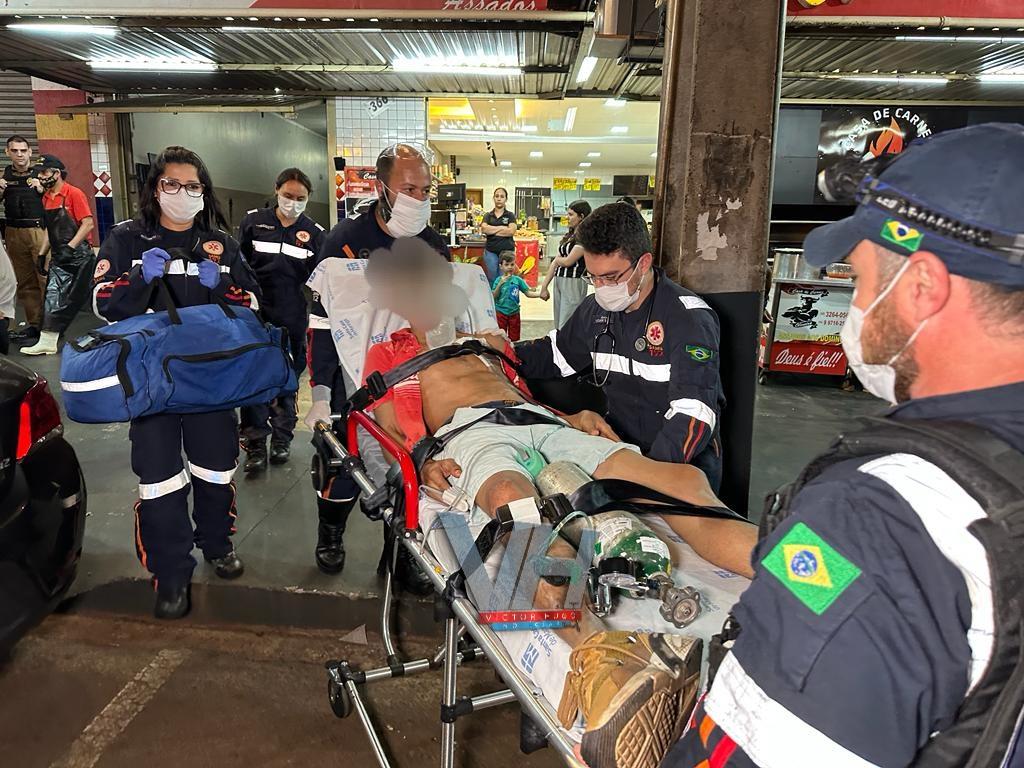 Homem é ferido com facada no peito no jardim panorama em Sarandi