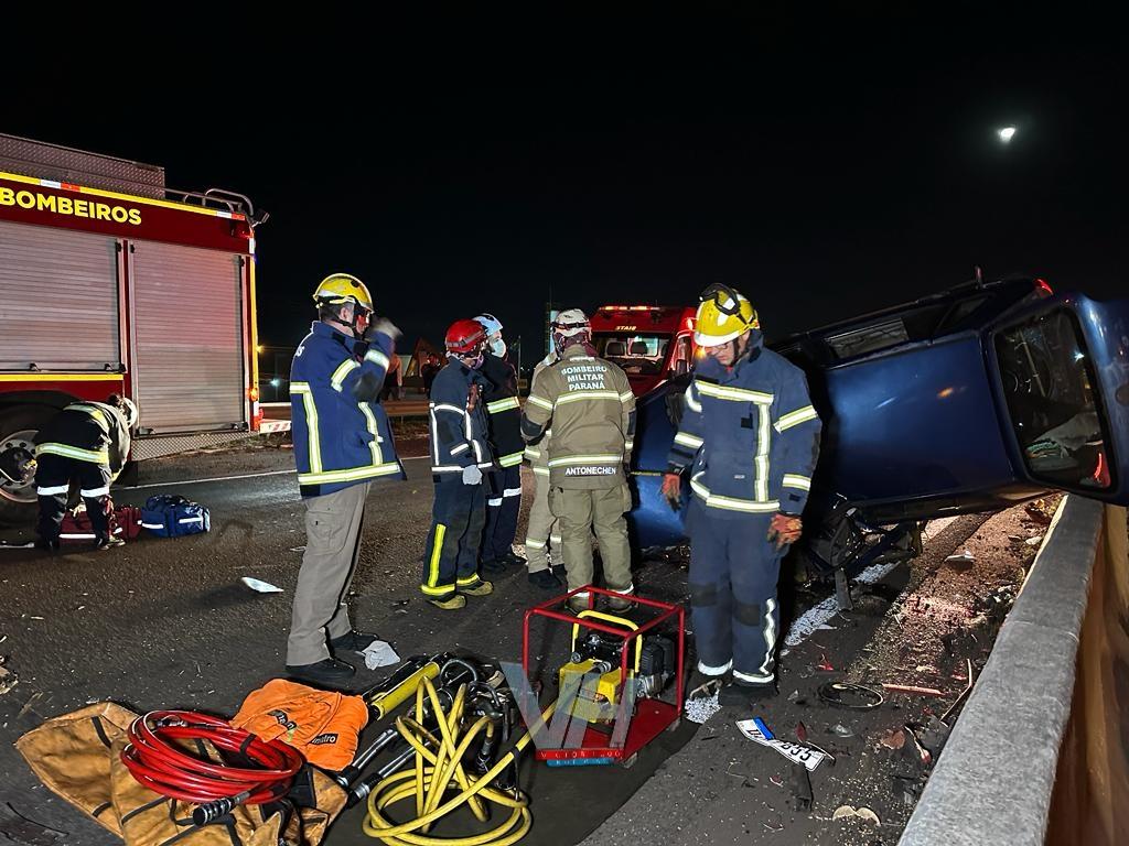 Motorista na contramão provoca grave acidente na PR-323