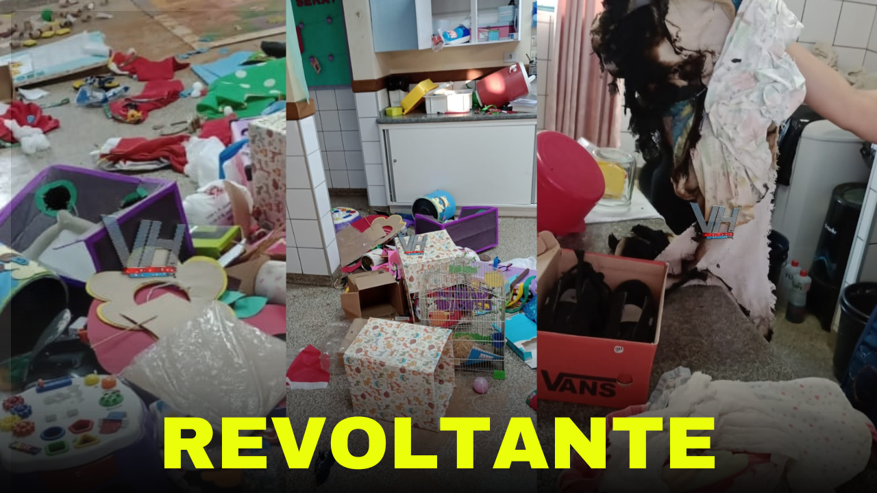 Cmei é invadido e vandalizado neste final de semana em Sarandi