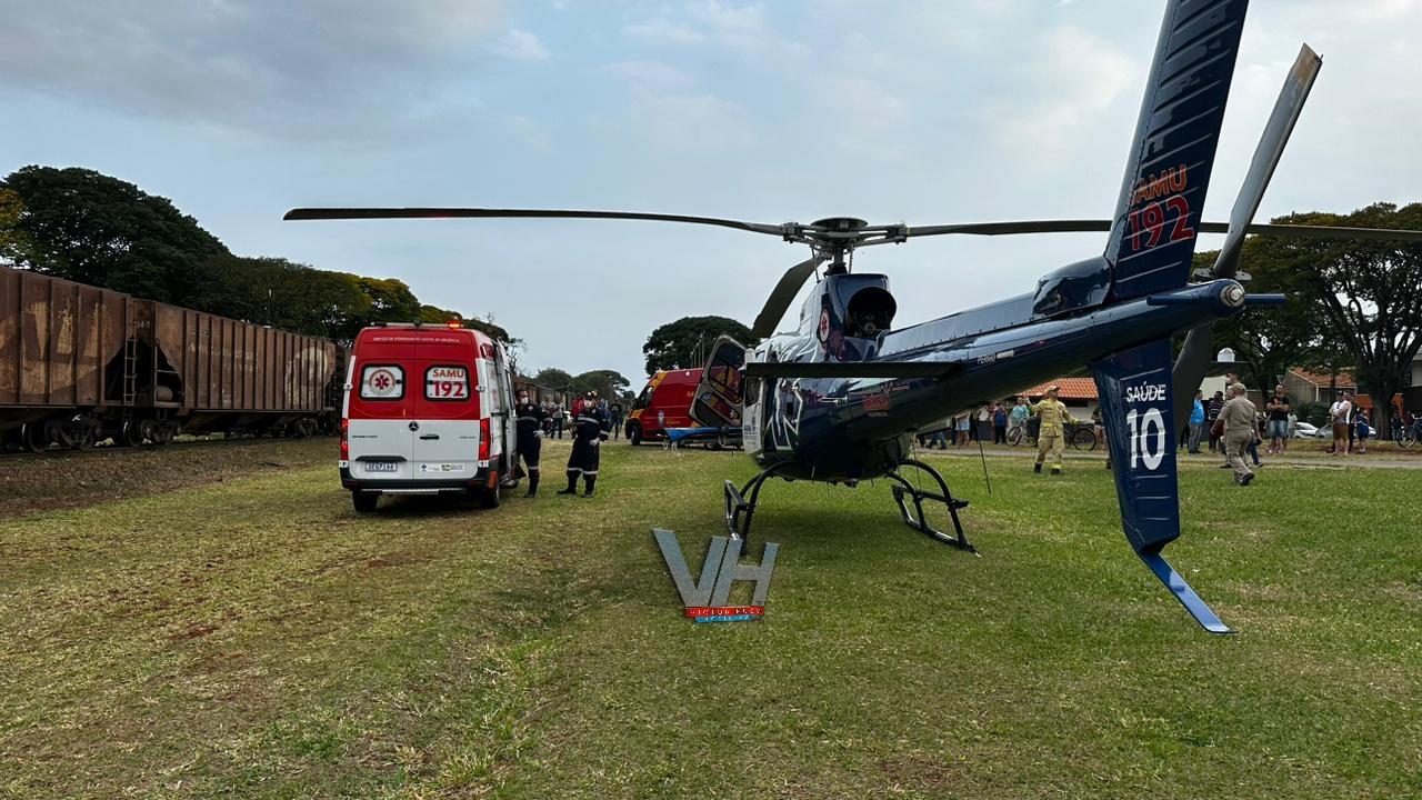 Homem com necessidades especiais sobrevive a atropelamento por Trem em Mandaguari