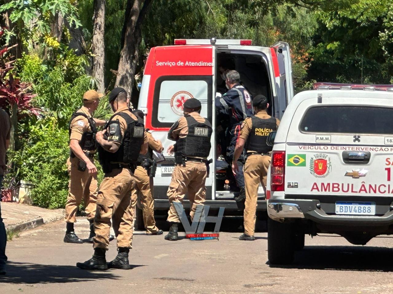 Criminoso é baleado após tentar trocar tiros com a ROTAM em Sarandi