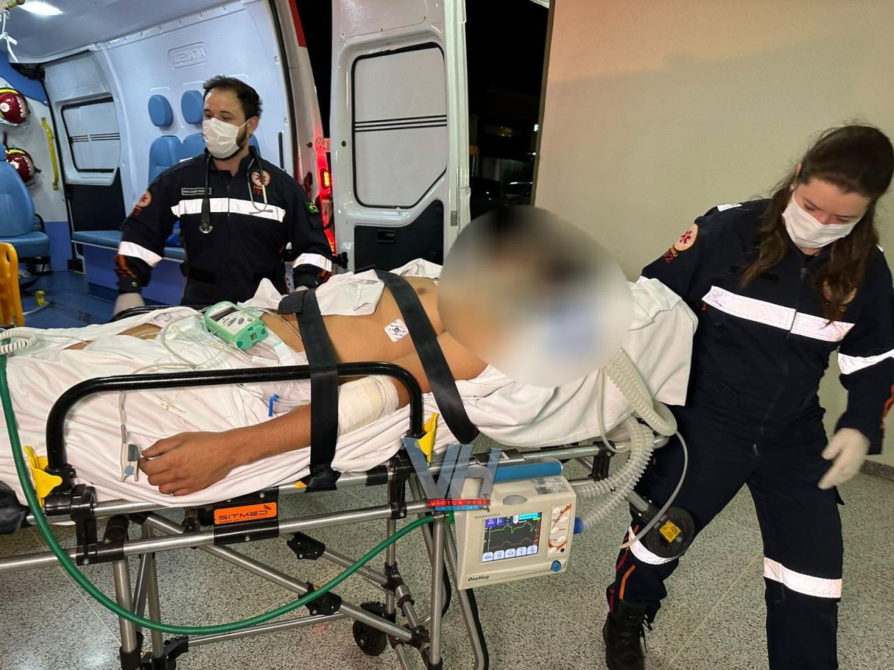 Jovem de 28 anos é socorrido em estado grave após ser esfaqueado em Mandaguari