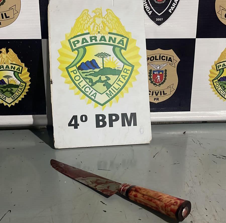 Mulher esfaqueia o próprio marido em Paiçandu