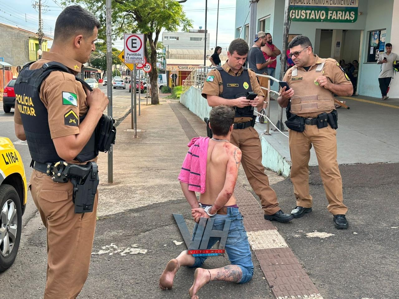 Rapaz é esfaqueado por colega após discussão em Sarandi