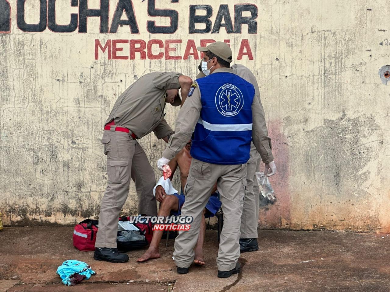 Homem é ferido com golpe de foice na cabeça em Sarandi