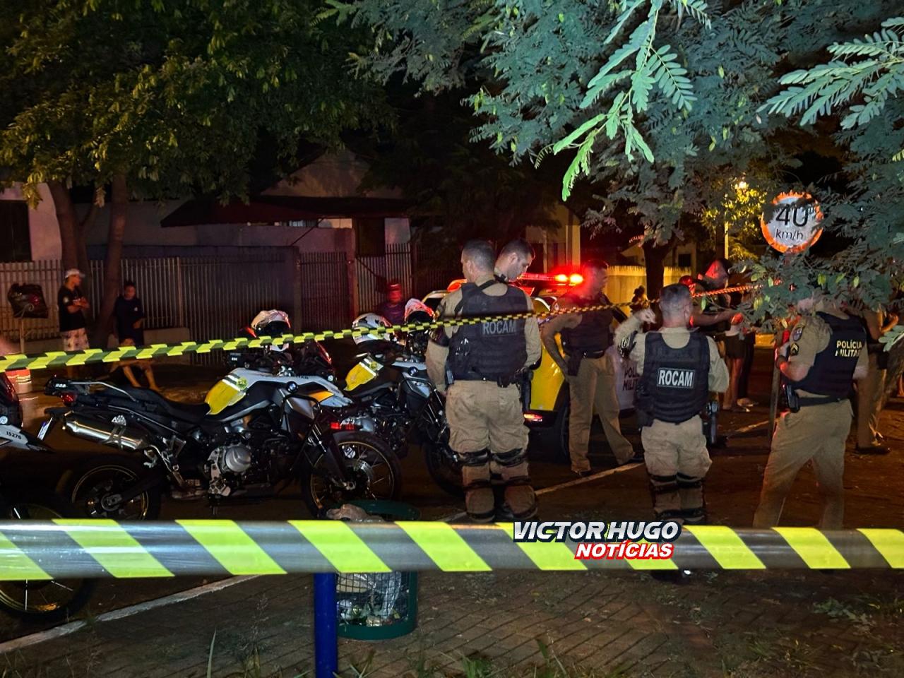 Jovem de 18 anos é morto a tiros em praça no Conjunto Santa Felicidade em Maringá