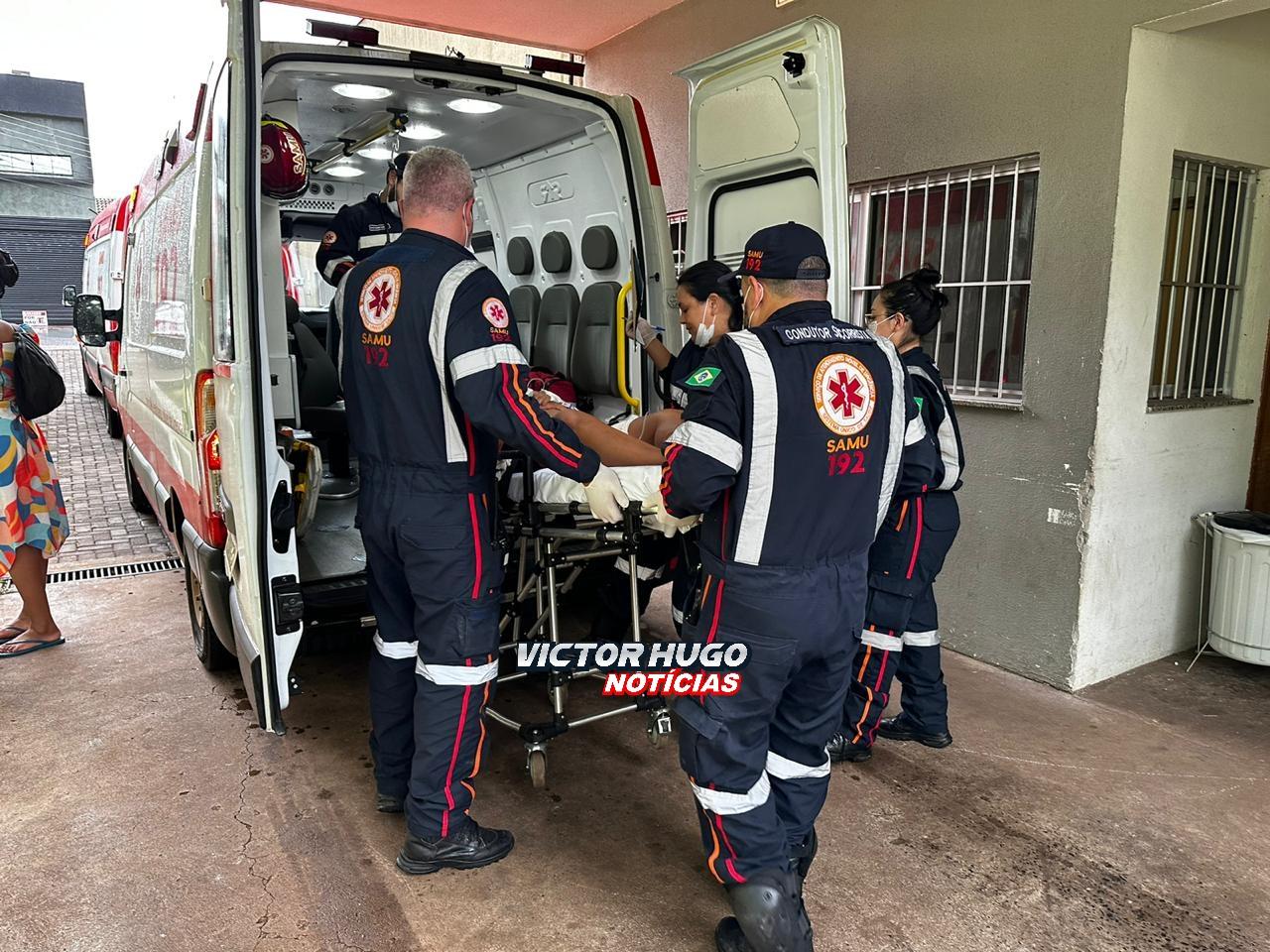 Gestante é socorrida após ser esfaqueada em Maringá