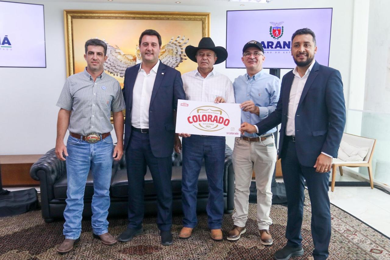 Deputado Adriano José e Governador Ratinho Júnior reforçam apoio à 48ª Festa do Peão de Boiadeiro de Colorado