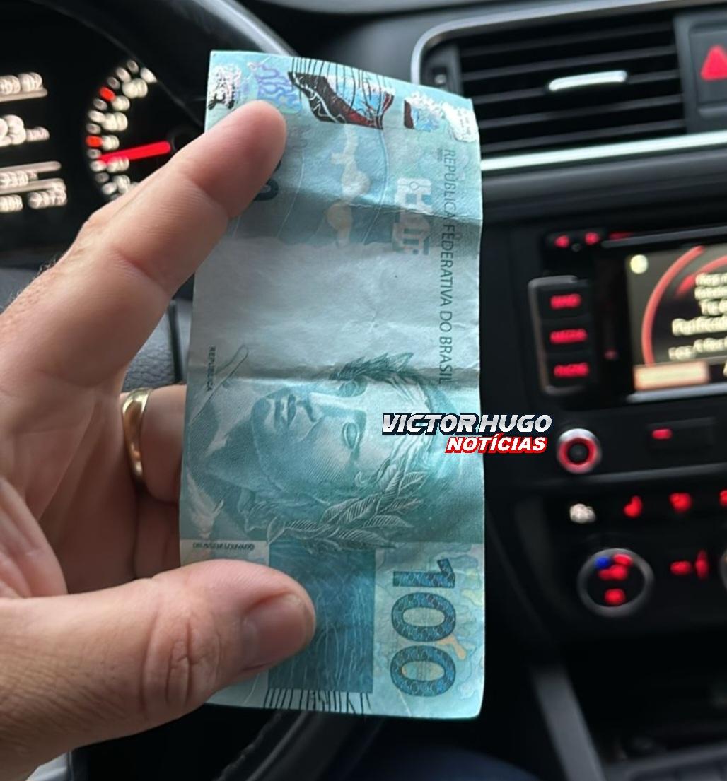 Golpistas estão passando notas falsas no comércio de Sarandi