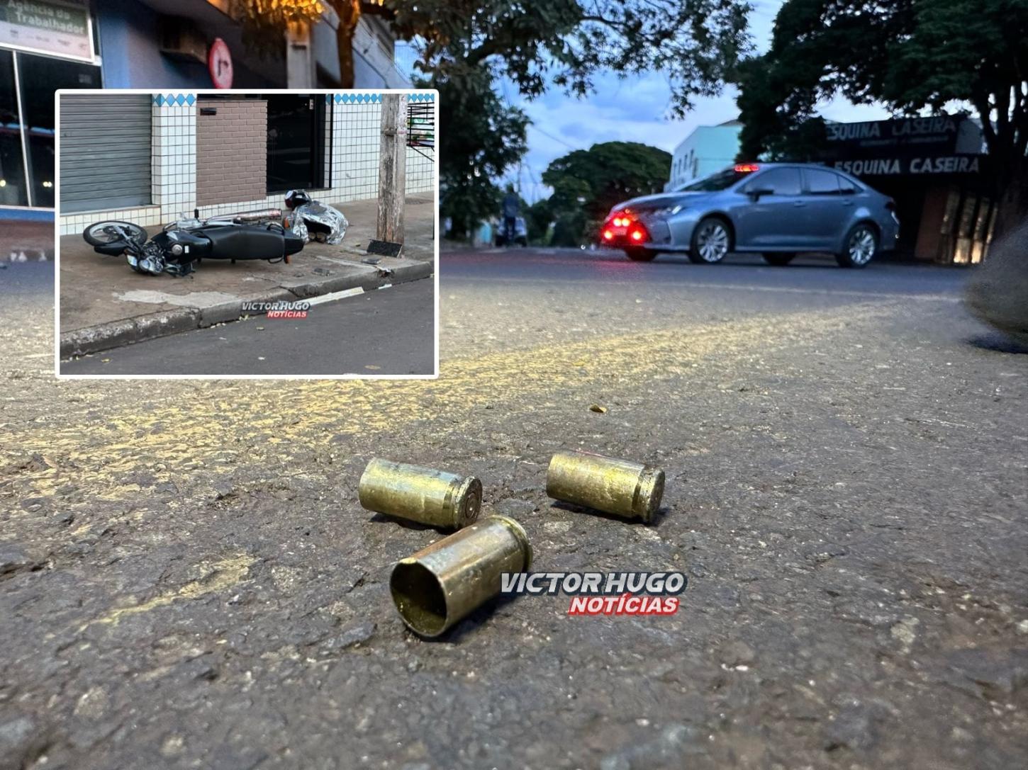 Rapaz é morto e moça baleada durante atentado no centro de Sarandi