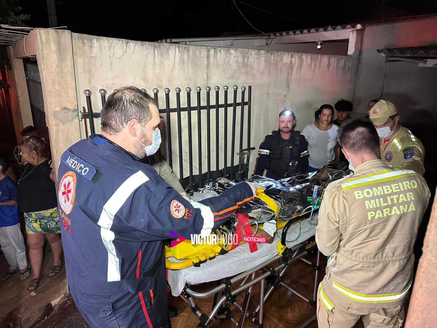Homem é esfaqueado pela própria esposa no Jardim Bela Vista em Sarandi