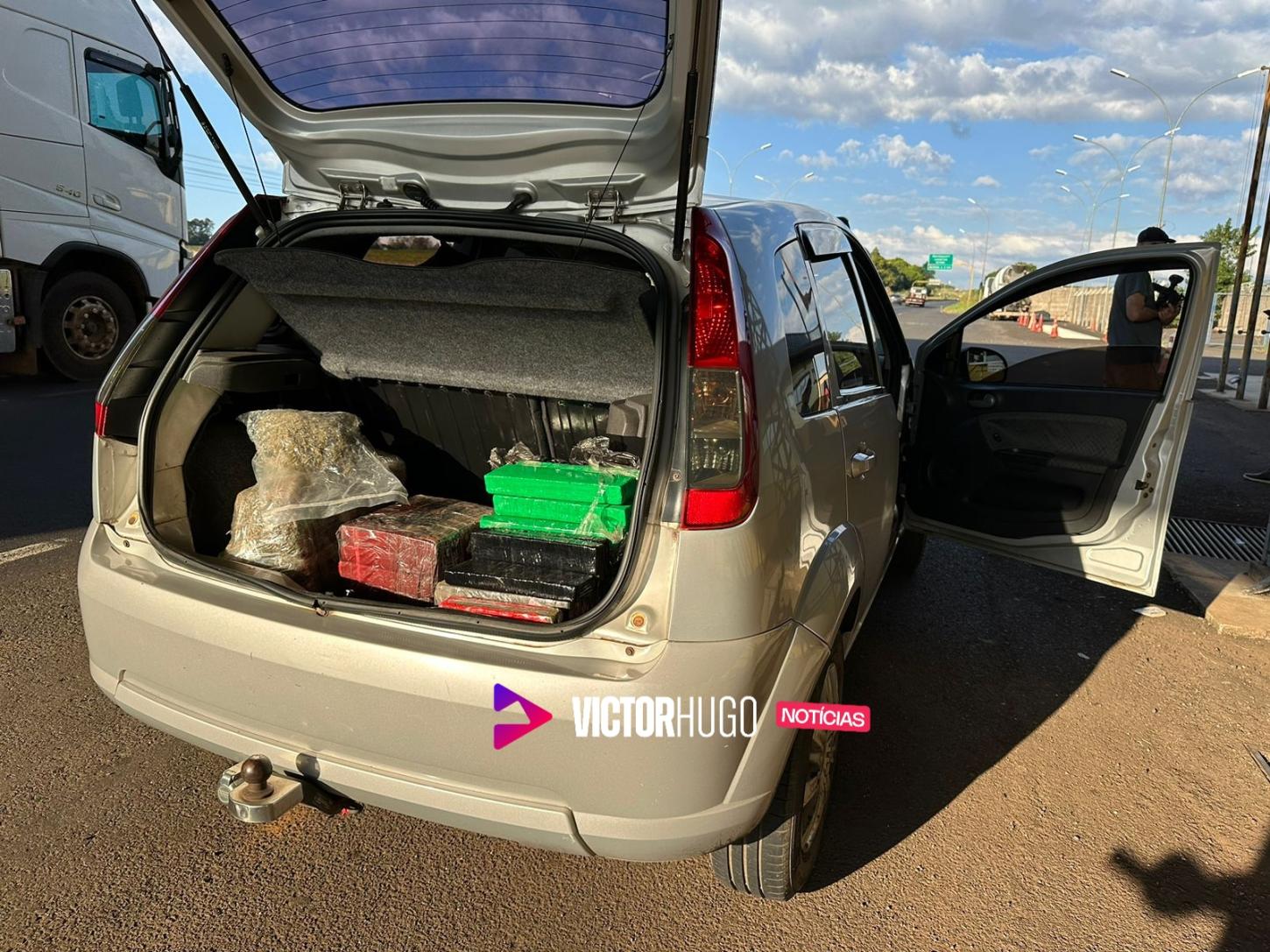 Pastor é preso pela PRF com drogas em carro na BR-376