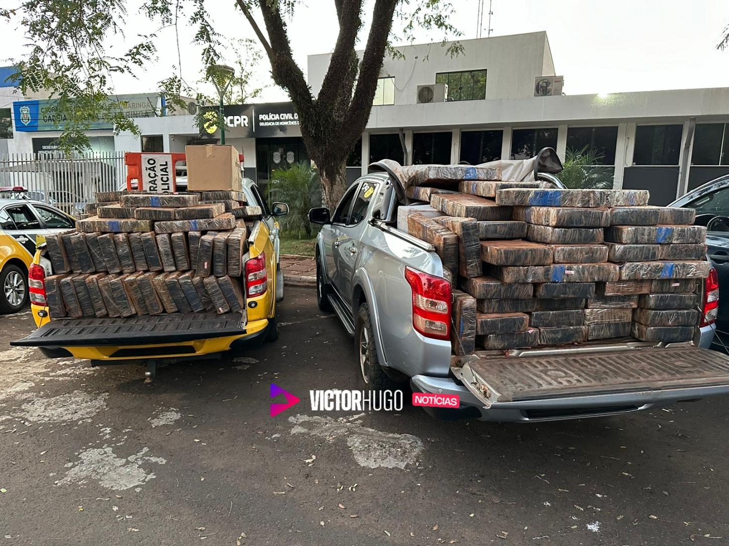 Polícia Rodoviária Estadual apreende mais de 5 toneladas de maconha em Maringá