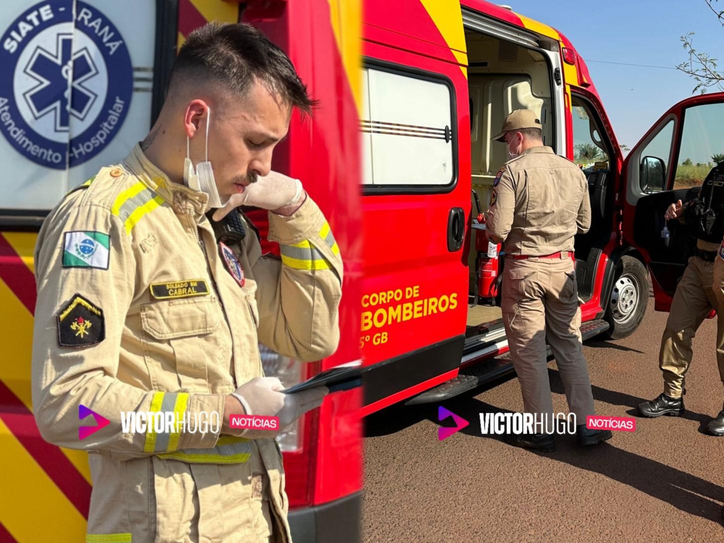 Motociclista com moto adulterada sofre acidente em Sarandi