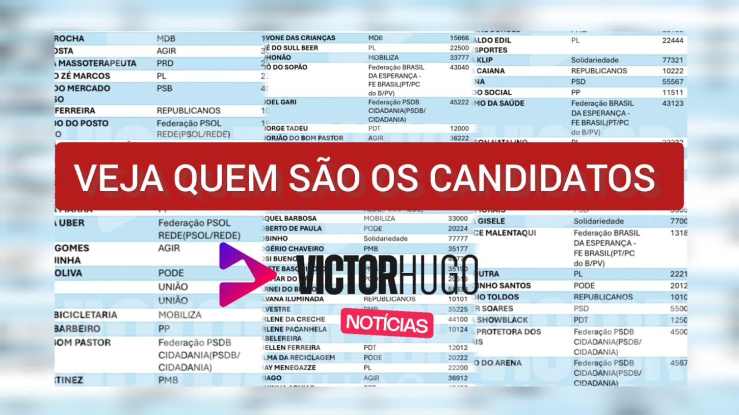 Sarandi terá 169 candidatos a vereador nas eleições de 2024