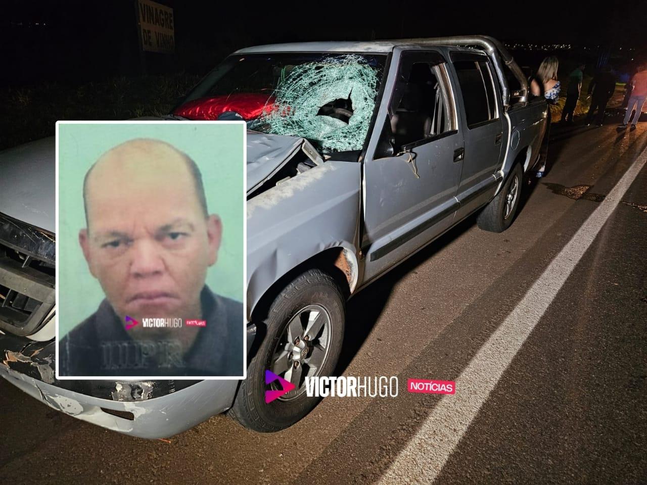 Pedestre morre após ser atropelado na BR-376
