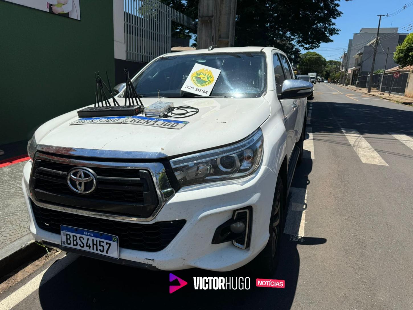 Polícia Militar de Sarandi recupera caminhonete furtada