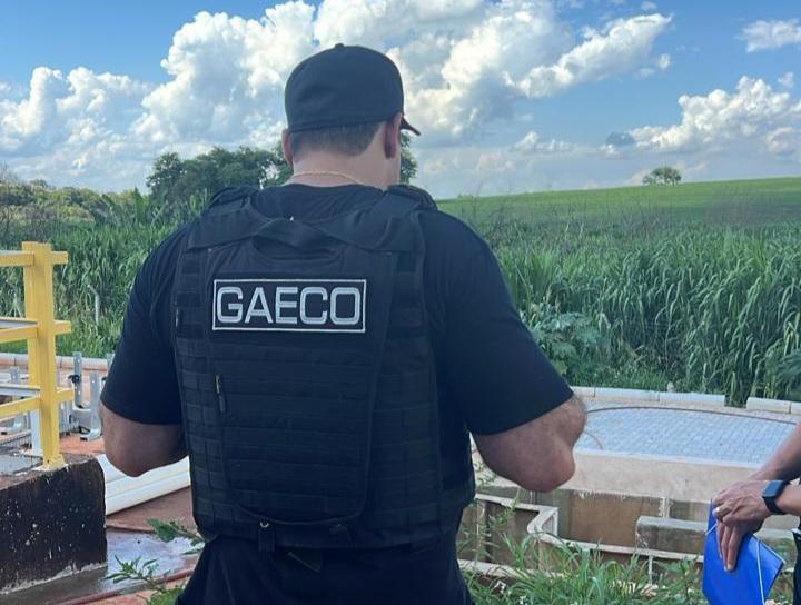 GAECO realiza ação em estação de tratamento de esgoto em Marialva