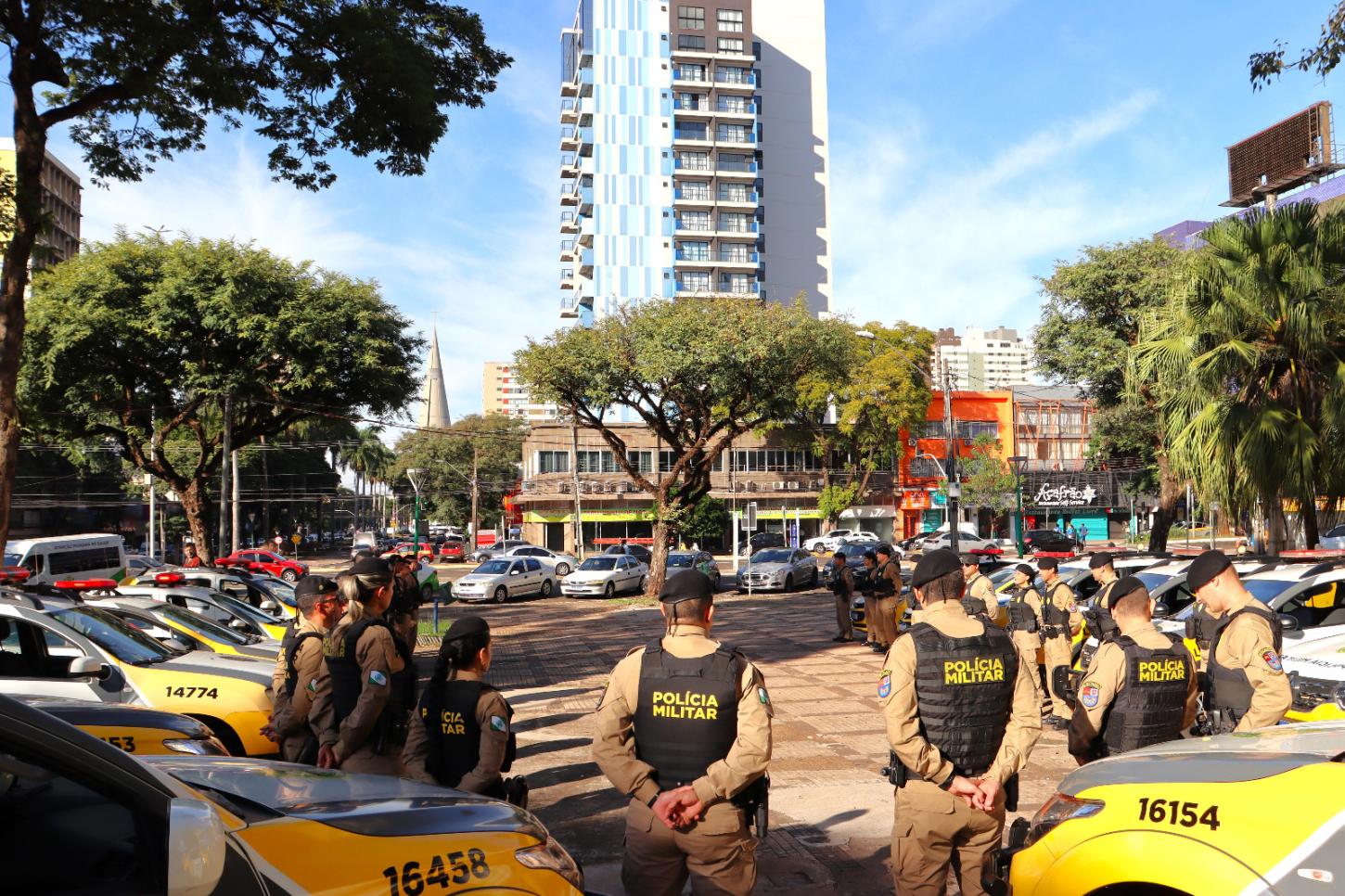 Em Maringá, PM deflagra nova fase da Operação Força Total
