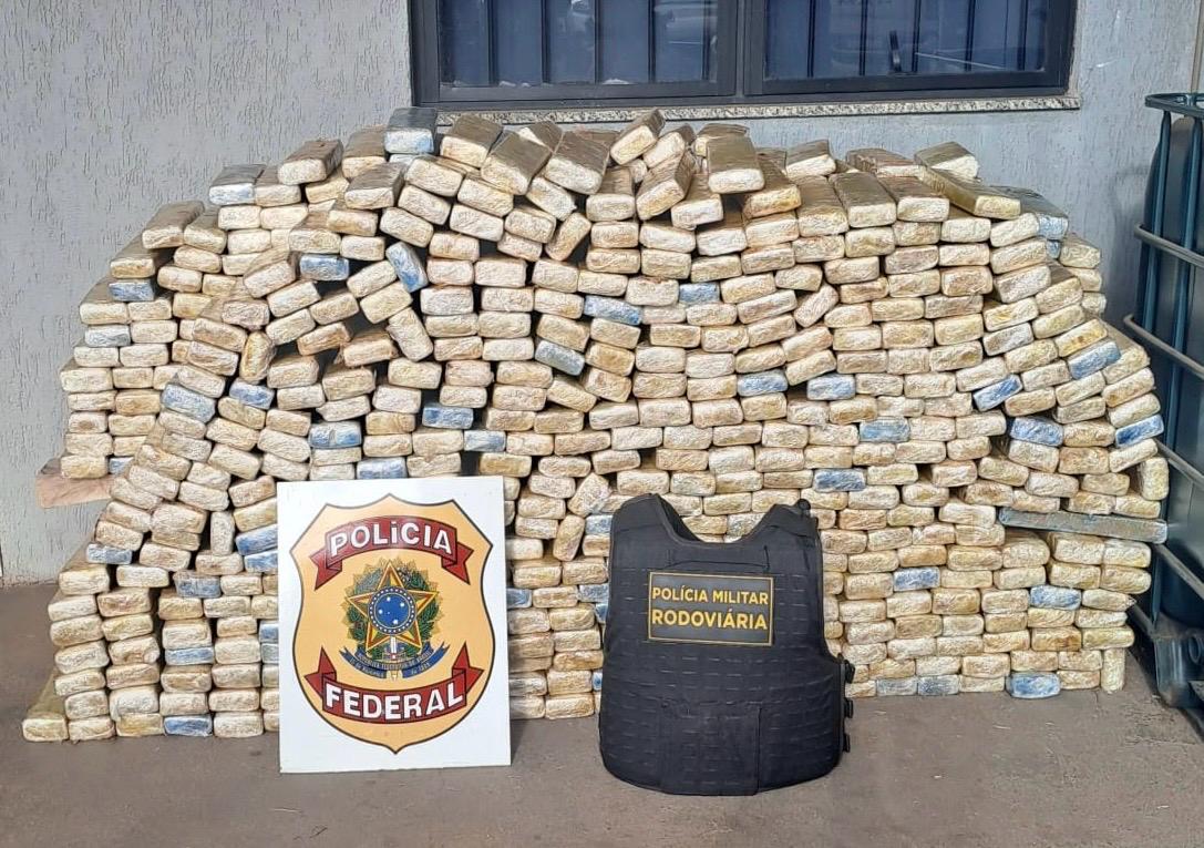 Região: Operação conjunta apreende 705 kg de maconha em Presidente Castelo Branco