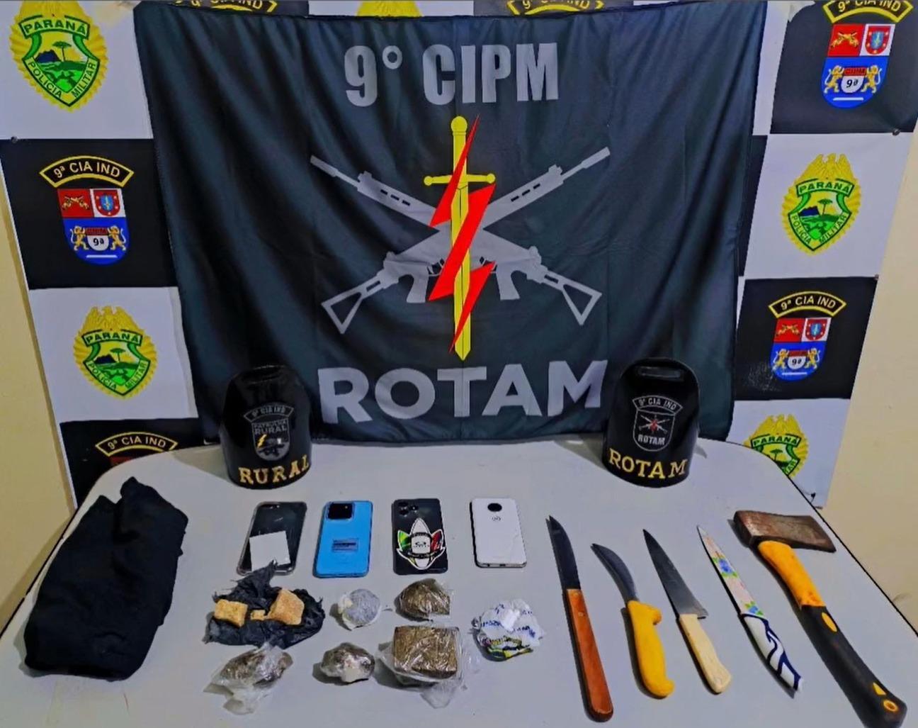 Ação rápida da PM desarticula grupo criminoso após roubo e tentativa de homicídio em Ângulo