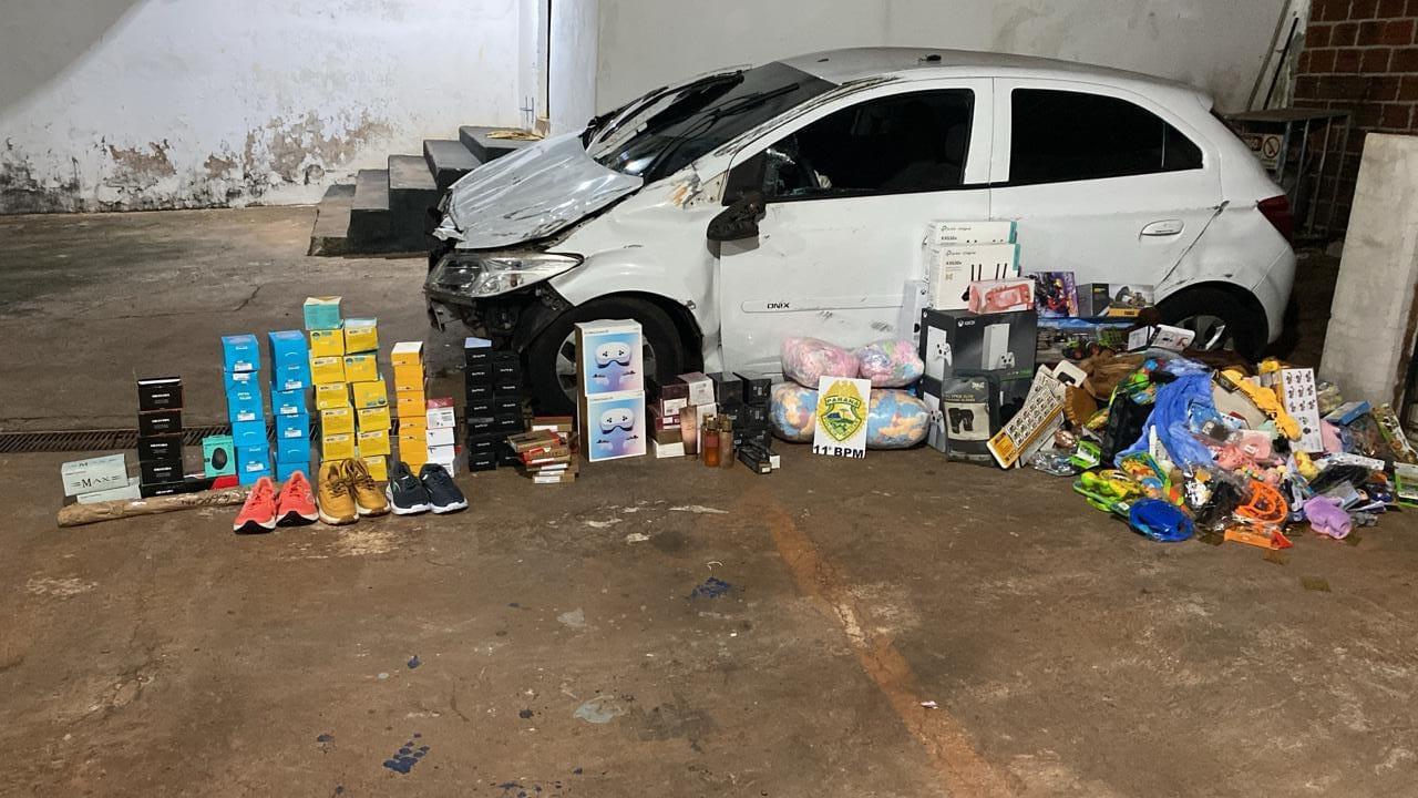 Após roubo a ônibus na rodovia, PM prende autor e recupera objetos em Engenheiro Beltrão