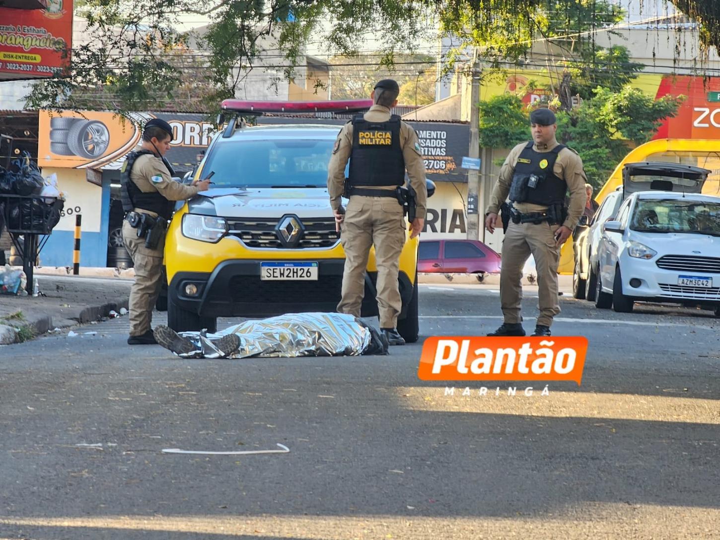 Homem é executado com 15 tiros ao sair para o trabalho em Maringá
