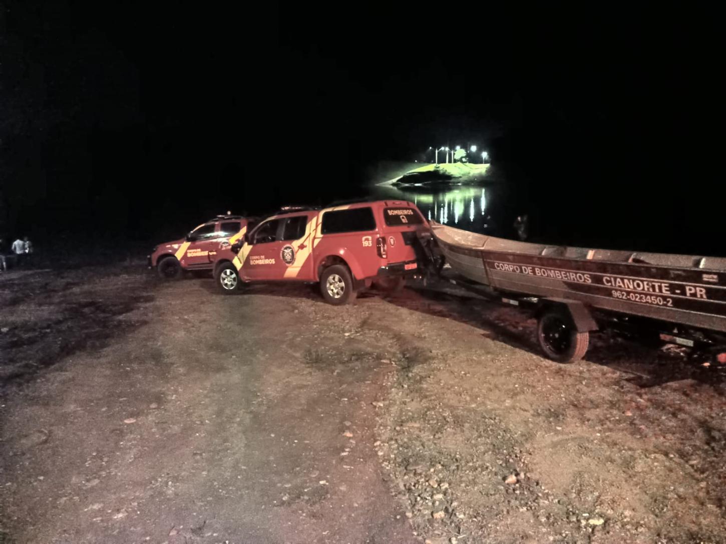 Idoso morre após carro cair no Rio Ivaí, no noroeste do PR