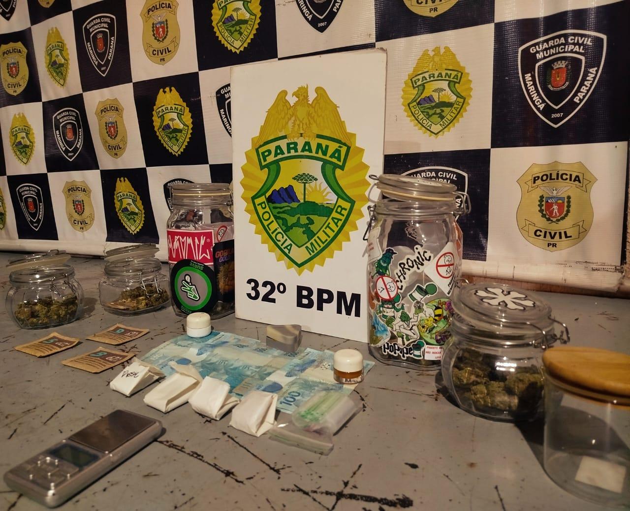 Polícia Militar prende traficante durante Operação Sinergia II em Mandaguaçu
