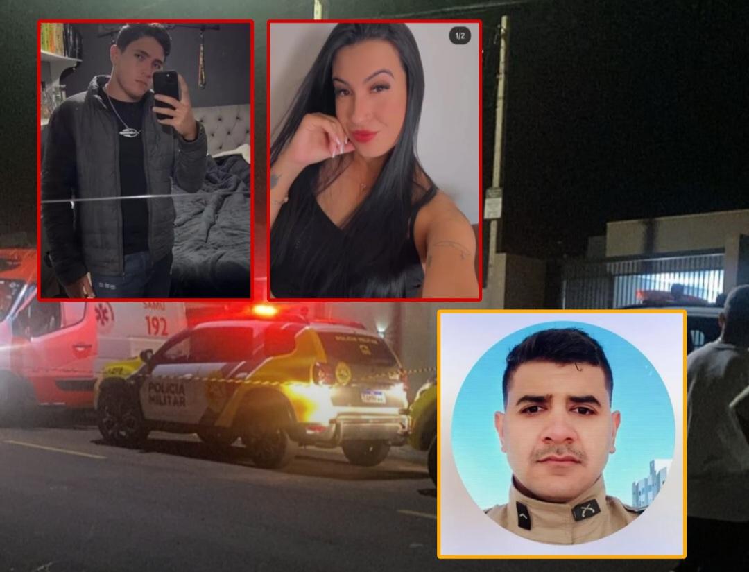 Policial Militar mata a ex-companheira, o namorado dela e depois se entrega