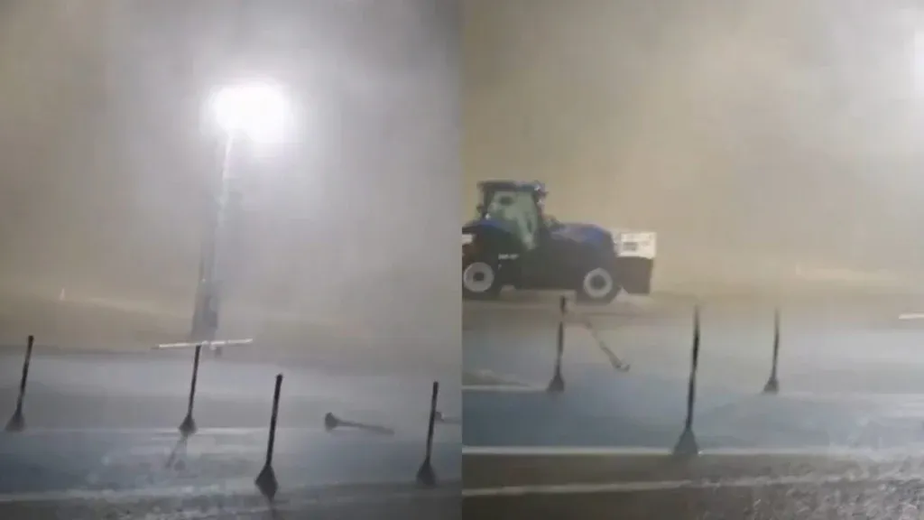 Forte temporal atinge Maringá e ventos quase chegam a 60 km/h