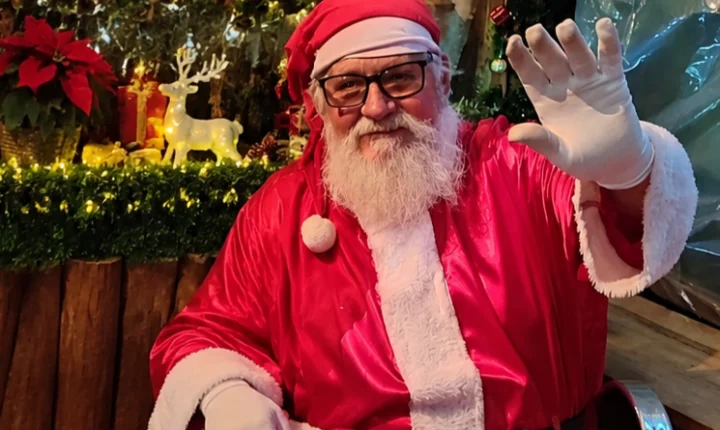 Papai Noel de Floresta fica gravemente ferido e família pede orações pela recuperação