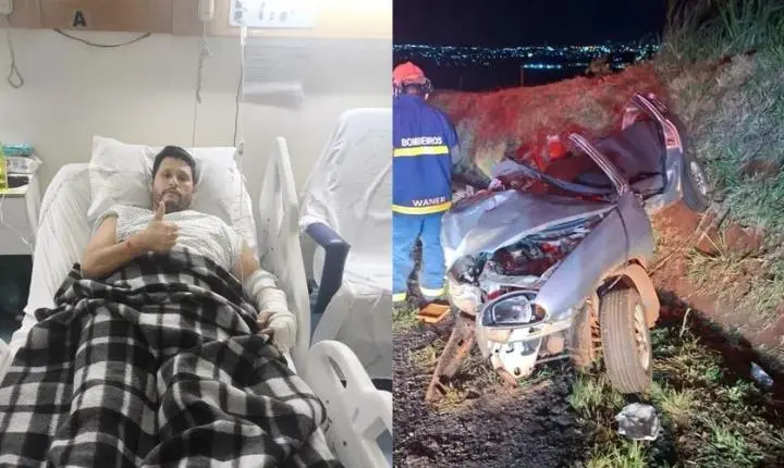 Socorrista recebe alta 9 dias após acidente: 'Estou vivo por um milagre'